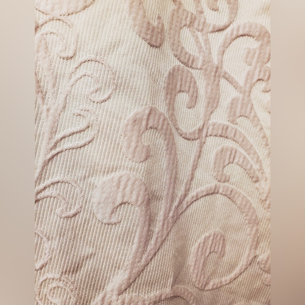 Fieldcrest Texturized Brocade Patterned Shower Curtain - Picture 8 of 10